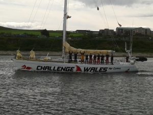 Challenge Wales departing Aberdeen